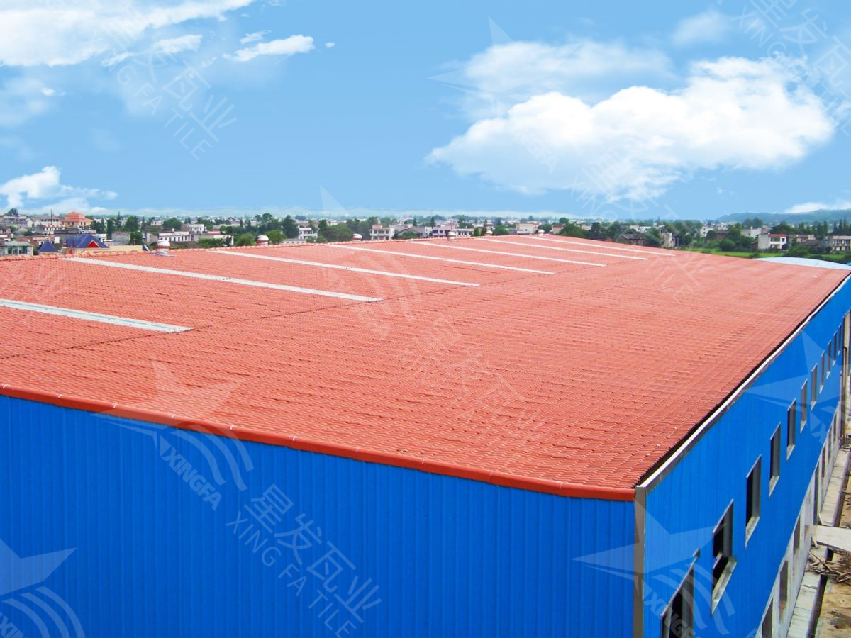 新型材料1050砖红色asa树脂瓦 盖厂房用仿古瓦 防腐防火耐候塑料瓦 无锡pvc合成树脂瓦生产厂家